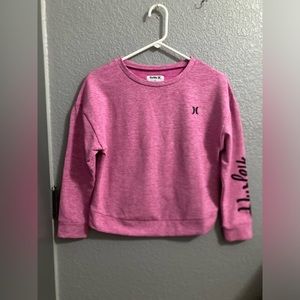 Hurely pink and black sweater size Large